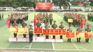 Hội thi điều lệnh, quân sự, võ thuật CAND Công an thành phố Hà Nội năm 2023