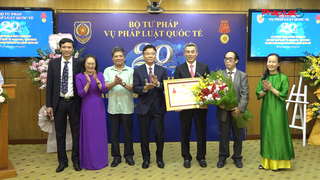 Vụ Pháp luật quốc tế tổ chức lễ kỷ niệm 20 năm thành lập vụ và đón nhận Huân chương Lao động hạng Nhì