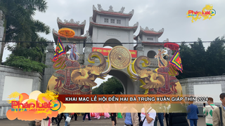 Khai mạc Lễ hội Đền Hai Bà Trưng xuân Giáp Thìn 2024