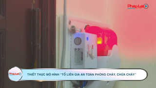 Thiết thực mô hình “Tổ liên gia an toàn phòng cháy, chữa cháy”