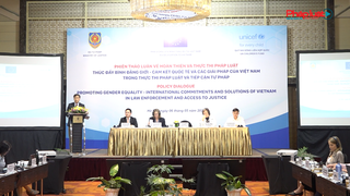 Thúc đẩy bình đẳng giới trong xây dựng, thi hành pháp luật và tiếp cận tư pháp