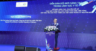Phó Thủ tướng Lê Thành Long dự Diễn đàn Đổi mới sáng tạo trong lĩnh vực y tế