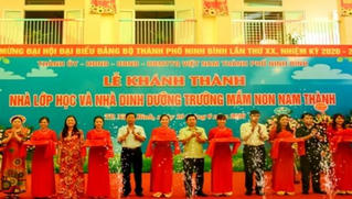 Ninh Bình khánh thành công trình xây dựng chào mừng Đại hội đại biểu Đảng bộ thành phố