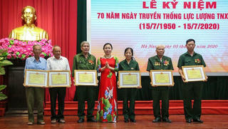 Hà Nam kỷ niệm 70 năm Ngày truyền thống lực lượng Thanh niên xung phong Việt Nam