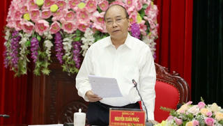 Thủ tướng Nguyễn Xuân Phúc làm việc với cán bộ chủ chốt tỉnh Ninh Bình