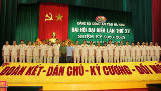 Tổ chức thành công Đại hội đại biểu Đảng bộ Công an tỉnh Hà Nam lần thứ XV
