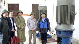 Lãnh đạo tỉnh Ninh Bình kiểm tra công tác phòng, chống lụt bão 