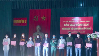 Hà Nam: 80 công dân Việt Nam đã hoàn thành thời gian cách ly tập trung