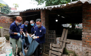 "Trả lại tự do" cho một cá thể gấu ngựa tại cơ sở bảo tồn gấu Ninh Bình