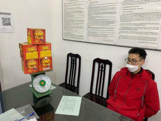 Công an huyện Hải Hậu (Nam Định) bắt giữ các đối tượng tàng trữ, vận chuyển pháo nổ