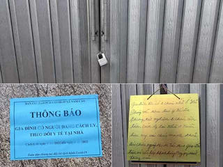 Thái Bình: Kiểm điểm trưởng thôn khóa cửa nhà có người về từ vùng đỏ