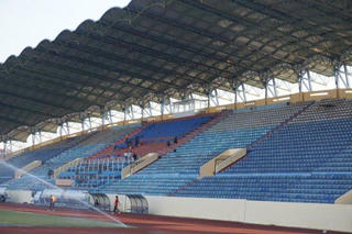 Sân vận động Thiên Trường trước thềm khai mạc giải NIGHT WOLF