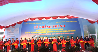 Khánh thành Dự án xây dựng âu Kim Đài huyện Kim Sơn, Ninh Bình