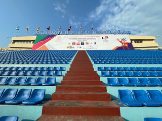 Sân vận độngThiên Trường hoàn tất những hạng mục cuối cùng trước thềm SEA Games 31