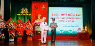 Nam Định có tân Giám đốc Công an tỉnh