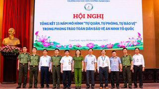 Hội nghị tổng kết 15 năm mô hình "Tự quản, tự phòng, tự bảo vệ" tại ĐH Điều dưỡng Nam Định