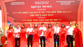 Trưng bày 'Bảo vật Quốc gia và cổ vật tiêu biểu tỉnh Hà Nam'