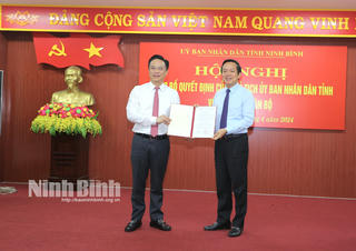 Bổ nhiệm ông Đặng Thái Sơn làm Giám đốc Sở Tài chính Ninh Bình