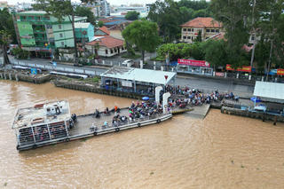 Di dời bến khách ngang sông An Bình – TP Vĩnh Long