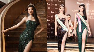 Á hậu Ngọc Thảo catwalk 'lốc xoáy' trước thềm Miss Grand International 2020