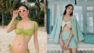Hoa hậu Lương Thùy Linh xin lỗi mẹ vì diện đồ gợi cảm