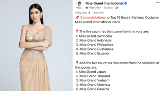 Á hậu Ngọc Thảo liên tiếp lọt vào top cao của Miss Grand International