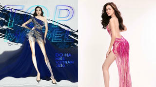 Hoa hậu Đỗ Thị Hà mặc thiết kế khoe chân dài 1m11 tại Top Model Miss World 2021