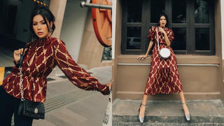 Minh Tú sành điệu dạo phố ngày cuối năm