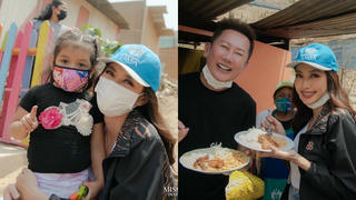 Hoạt động từ thiện đầu tiên của Hoa hậu Thùy Tiên trong chuyến công tác Nam Mỹ