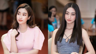 Đỗ Mỹ Linh, Lương Thùy Linh nghẹn ngào khi gặp lại thầy cũ