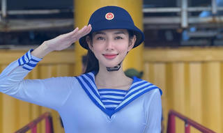 Thùy Tiên kể về hành trình 7 ngày “không sóng” trên quần đảo Trường Sa 