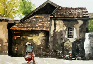 Triển lãm tranh mùa nước của họa sĩ Hồng Quân