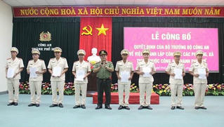  Công bố thành lập Công an các phường trực thuộc Công an TP Huế