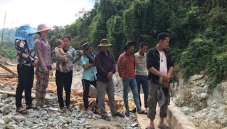 Tìm kiếm công nhân mất tích tại bãi bồi số 3 gặp nhiều khó khăn 