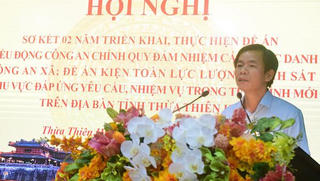Điều động hơn 500 Công an chính quy đảm nhiệm các chức danh Công an xã