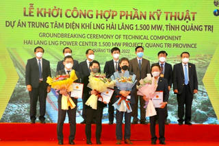 Quảng Trị: Khởi công hợp phần kỹ thuật dự án điện khí 2,3 tỷ USD