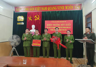 Thưởng 30 triệu đồng cho lực lượng phá thành công án ma tuý lớn