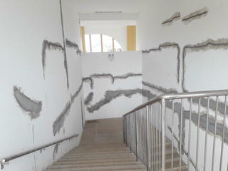 Trường mầm non hiện đại nhất TP. Huế chưa đưa vào sử dụng đã sụt lún