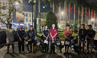 Huế: Tạm giữ 14 đối tượng chạy xe lạng lách, khiêu khích cảnh sát cơ động