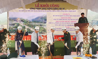 Khởi công xây dựng công trình Nhà tưởng niệm liệt sĩ Rào Trăng