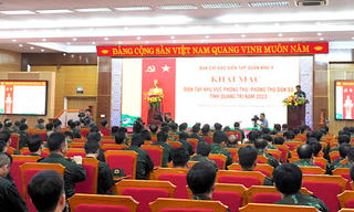 Khai mạc Diễn tập khu vực phòng thủ tỉnh Quảng Trị năm 2023