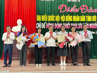 Diễn đàn Đại biểu Quốc hội, HĐND tỉnh Quảng Trị với trẻ em