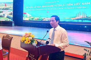 Hội thảo quốc tế “Bài học về hòa bình, nhìn từ thực tiễn Việt Nam” tại Quảng Trị