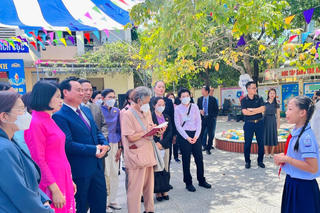 Công chúa Thái Lan thăm và làm việc tại Trường Tiểu học Nguyễn Tất Thành