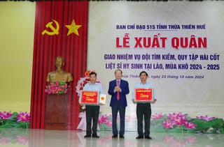 Thừa Thiên Huế xuất quân tìm kiếm, quy tập hài cốt liệt sĩ mùa khô 2024 - 2025