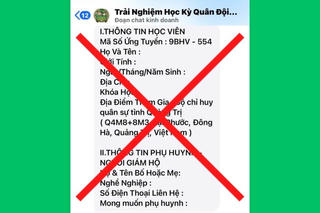 Cảnh giác chiêu trò mạo danh 'Học kỳ trong quân đội' để lừa đảo