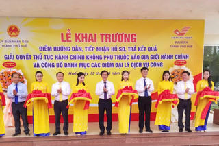 TP Huế triển khai dịch vụ công không giới hạn địa bàn hành chính