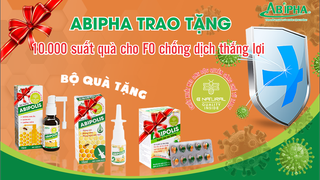 Dược phẩm Abipha trao tặng 10.000 suất quà, hỗ trợ giảm các triệu chứng COVID-19