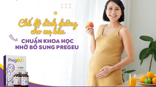 Chế độ dinh dưỡng cho mẹ bầu chuẩn khoa học nhờ bổ sung PregEU 