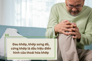 Các triệu chứng cảnh báo thoái hóa khớp sớm và giải pháp từ CốtWells chứa màng vỏ trứng 